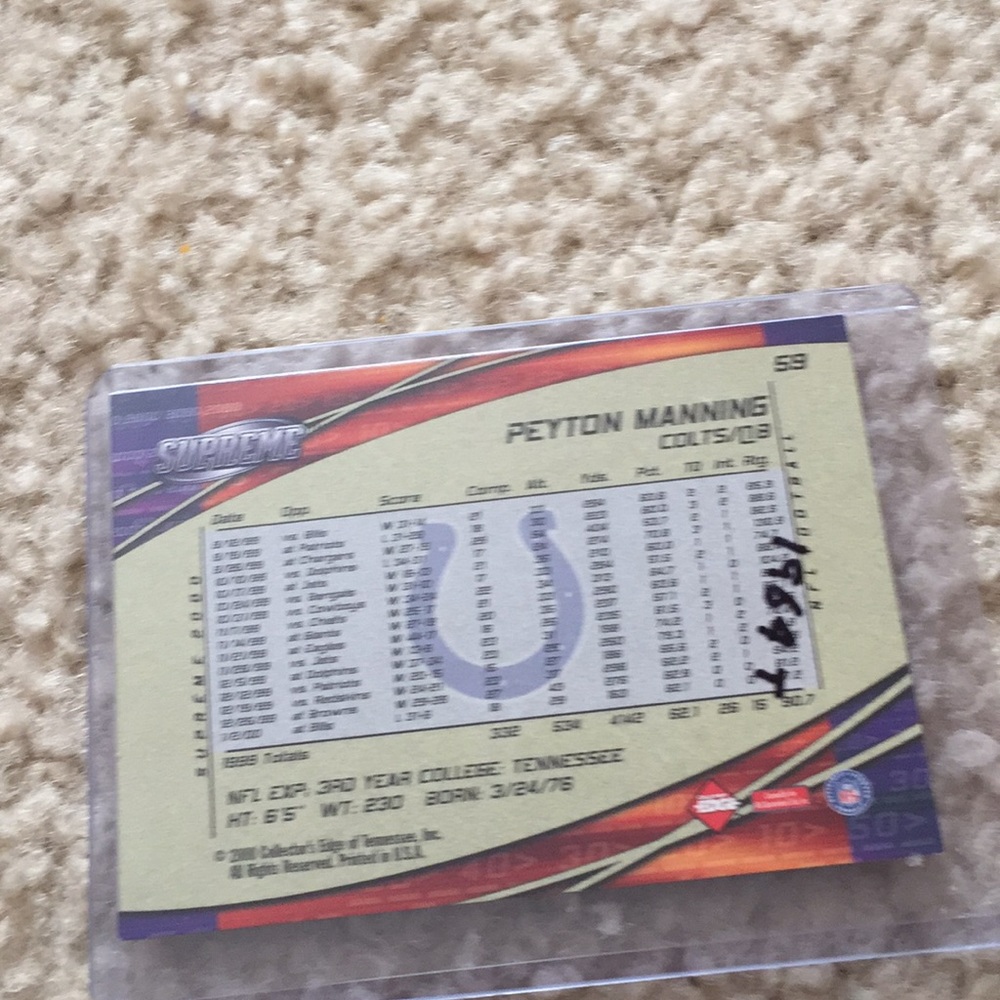 Colts card - Picture 2 of 2